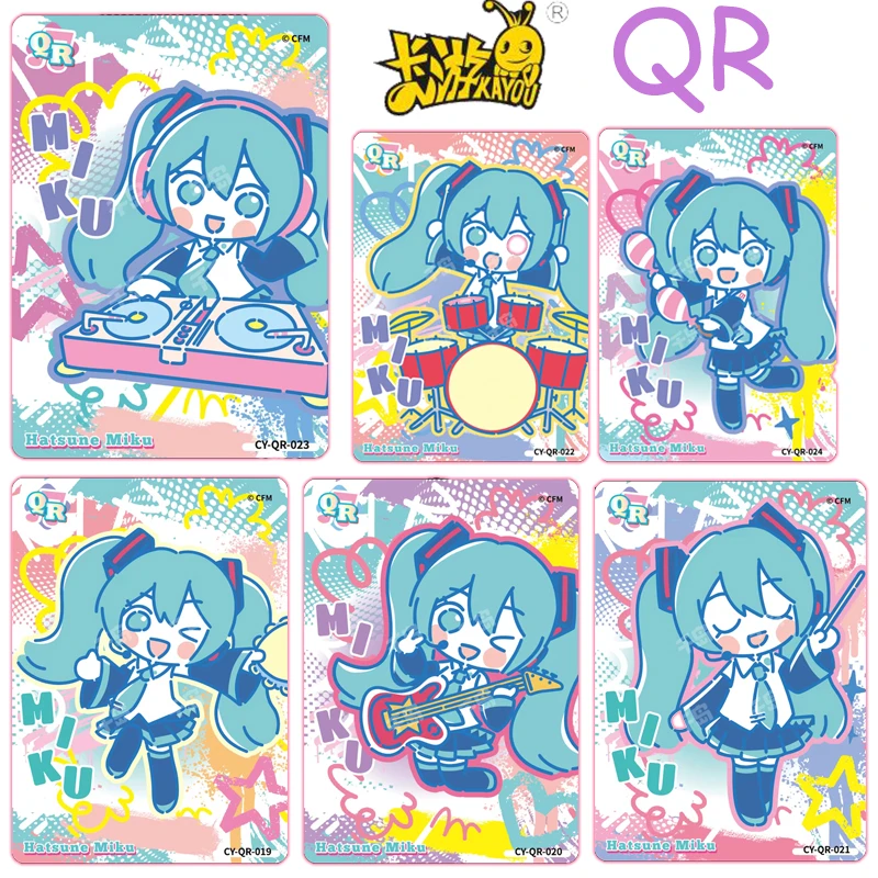 

KAYOU QR-19-37 Hatsune Miku Kagamine Ren Card Boy аниме Коллекционная открытка Рождественский подарок на день рождения симфония молодежи