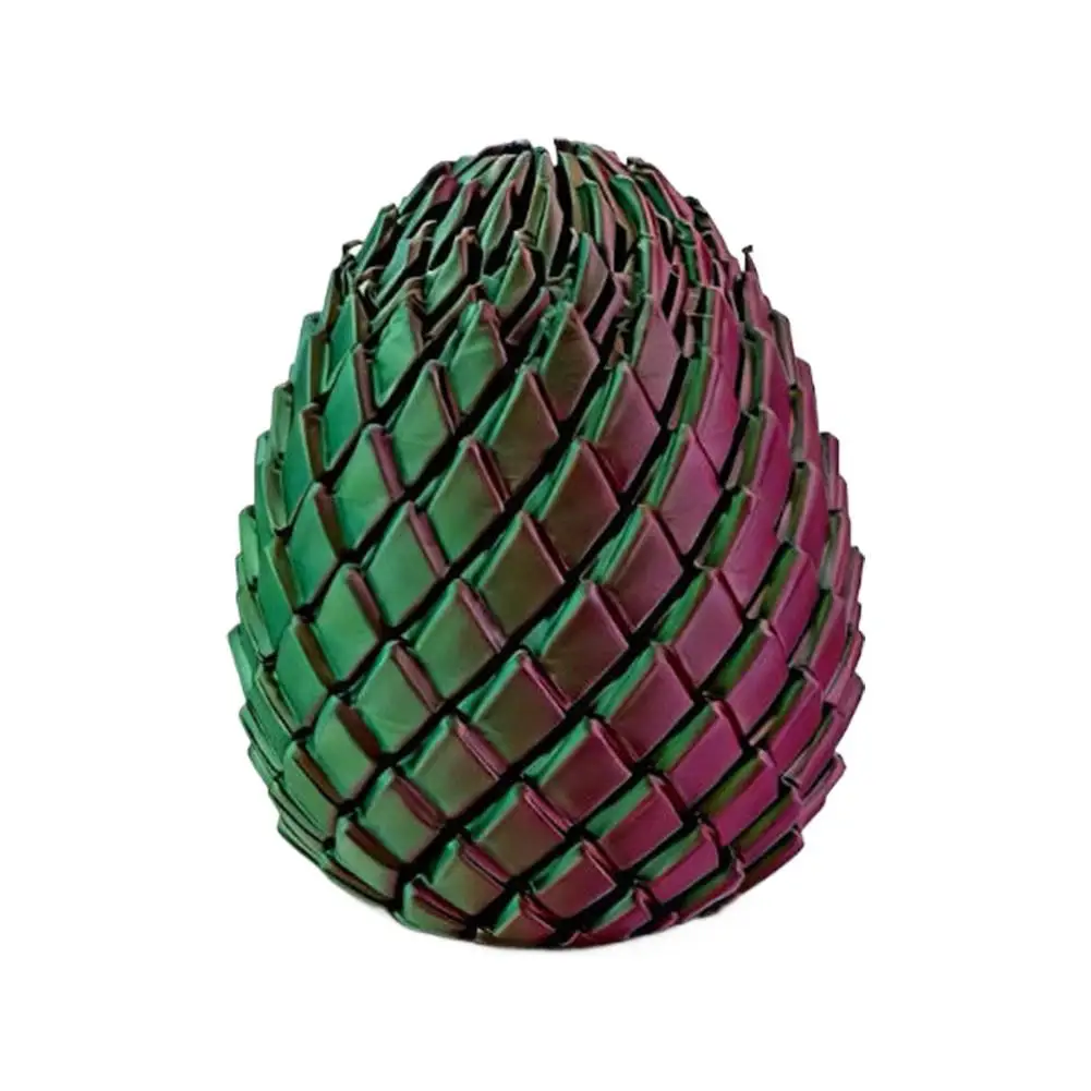 3D-Gedrucktes Drachenei Stressabbau-Spielzeug, Artikuliertes Dehnbares Sensorisches Fidget-Spielzeug, Verformbares Drachenei-Geschenk für Kinder und Erwachsene – Detail 19