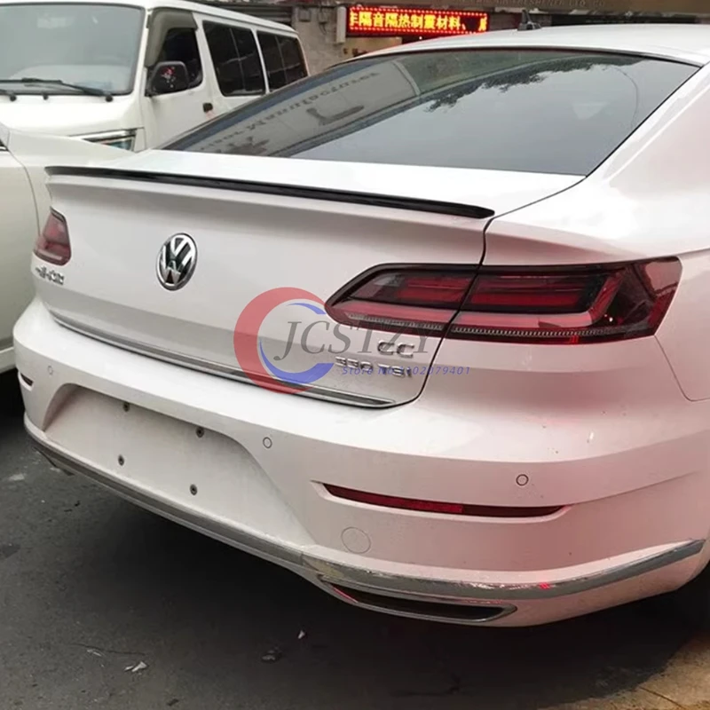 For Volkswagen New Arteon CC Spoiler High Quality ABS Material Car Rear Wing Primer  2019+