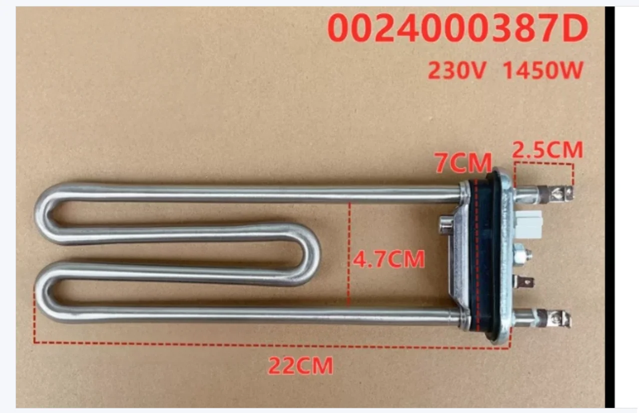 Suitable for Haier washing machine drying heating tube heating wire 0024000387D heater heating rod