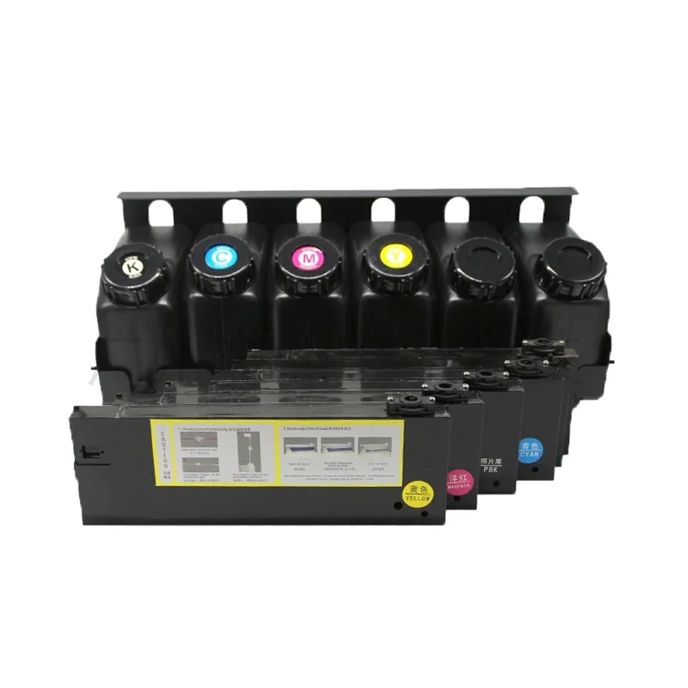 

6 Color UV bulk ink system for Roland XJ640/XJ740/XJ540/RS640/RA640 Mimaki JV33 JV5 Mutoh CISS continuous ink supply system