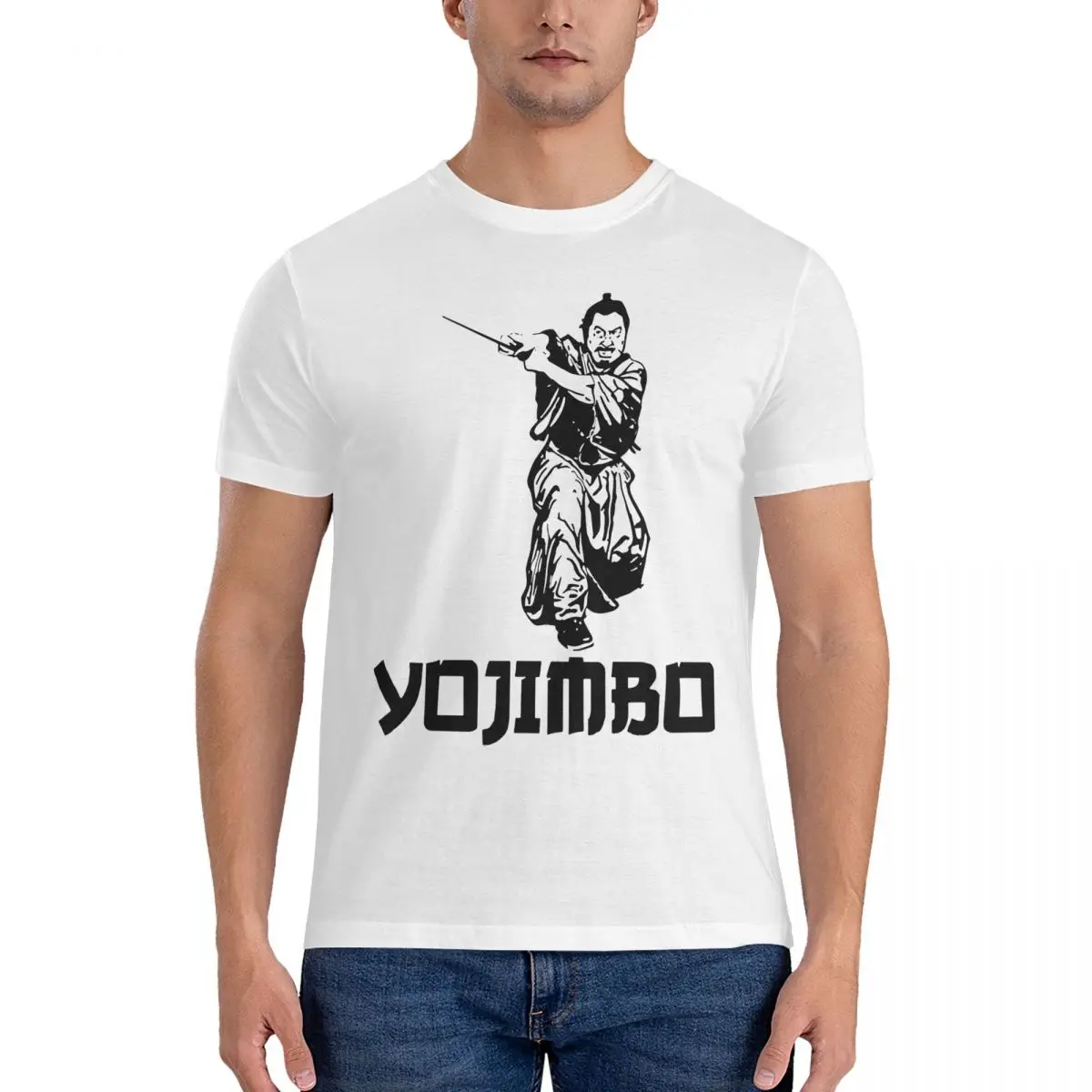 Zatoichi Men T Shirts yojimbo Fashion Tees Short Sleeve Crew Neck T-Shirt Pure Cotton Party Clothes