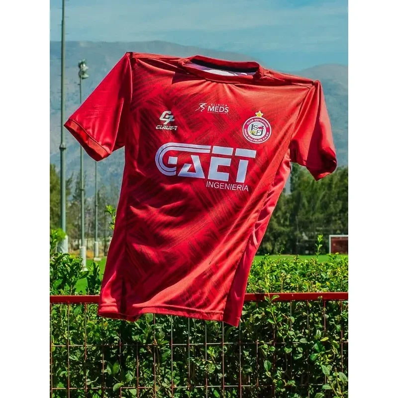 

New Club Match Unión San Felipe Away Jersey Men's and Women's Jersey Summer Quick Drying Breathable Football Sports Moto Jersey