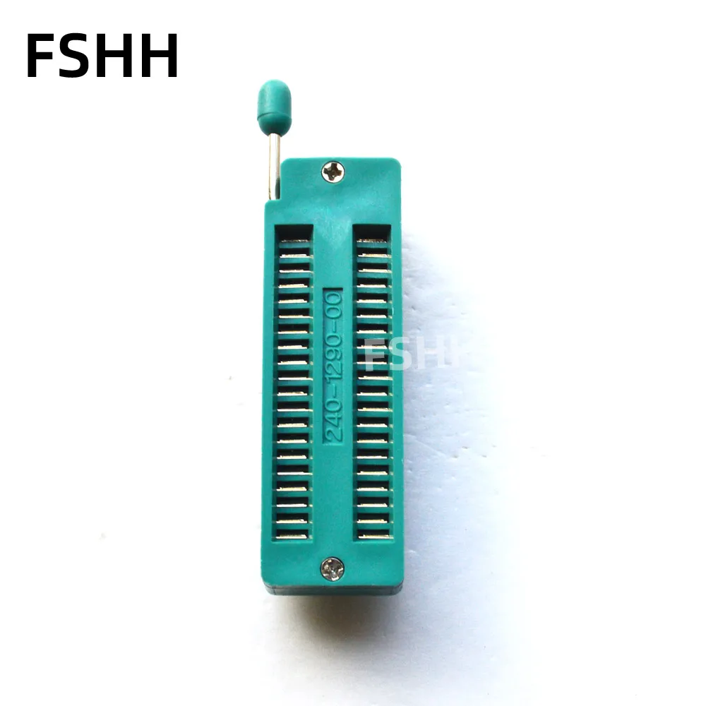 Pitch 2.0 มม.สีเขียวล็อคซ็อกเก็ตทดสอบ DIP28 DIP40 ซ็อกเก็ต 228-1290-20 240-1290-00 ซ็อกเก็ต