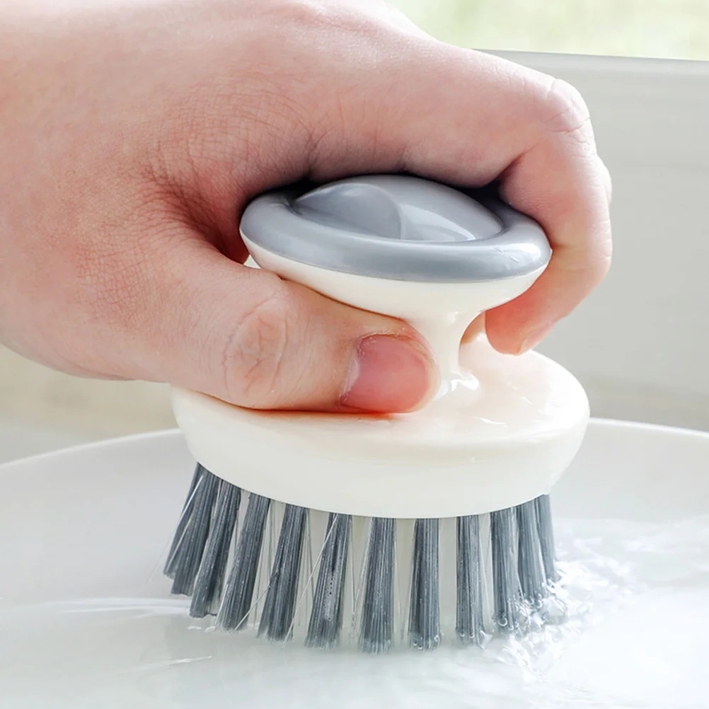 

Dishwashing Brush Grey Kitchen Sink Stove Cleaning High Density Bristles Suitable Vegetables Fruits Cutting Boards Sinks
