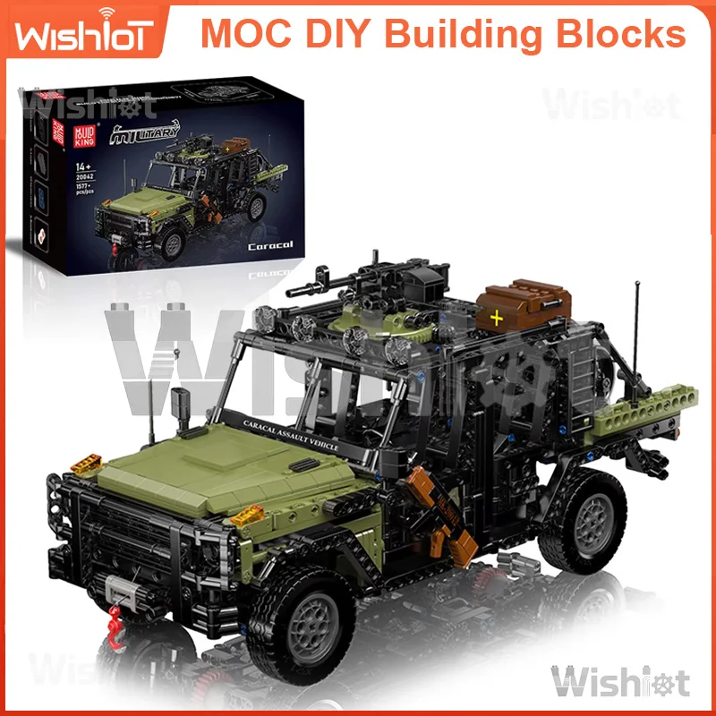 

20042 штурмовой автомобиль Lynx, 1577 шт., тактическая модель автомобиля для взрослых, коллекционеры для взрослых и детей, подарок «сделай сам»