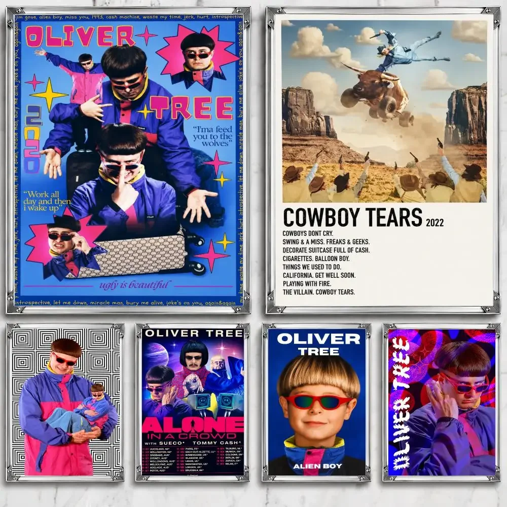 Music O-Oliver Tree Iconic Singer Band Rock Pop HD Poster HD Wall Decor for Bedroom Living Room Dorm Bar Cafe Gift