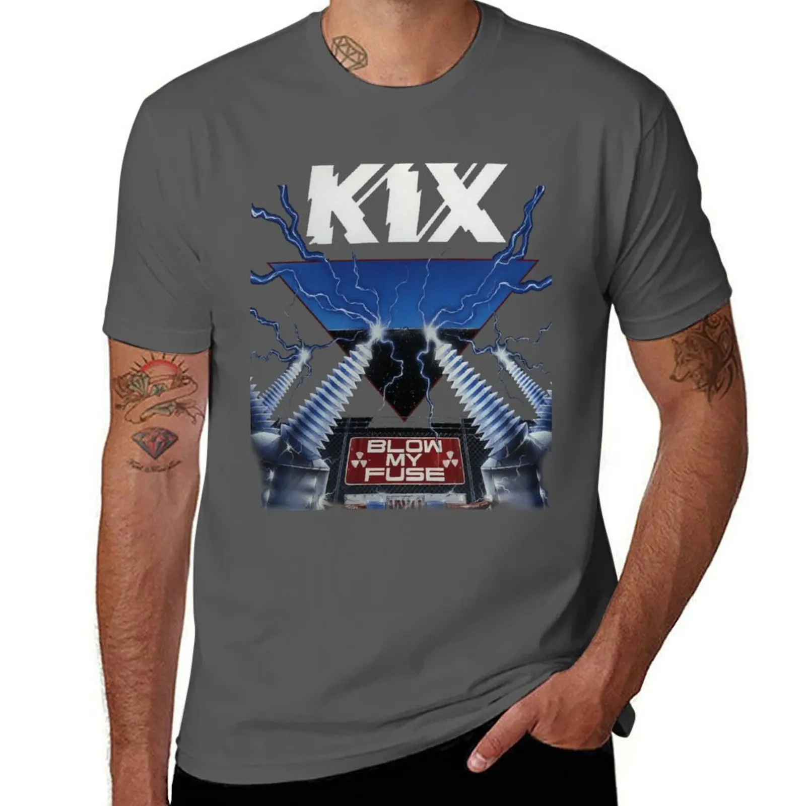 Blood Tear T-Shirt Running Performance Short Sleeve Tee
