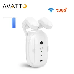 AVATTO WiFi Smart Automatic Curtain Robot,Tuya APP Control Electric Intelligence Curtain Pusher,Work for Alexa Google Home.