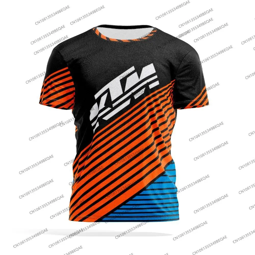 

Летняя футболка KTM Racing Team 2025 для мужчин и женщин. Модный спортивный топ с короткими рукавами и мотоциклетным дизайном. Модные дети