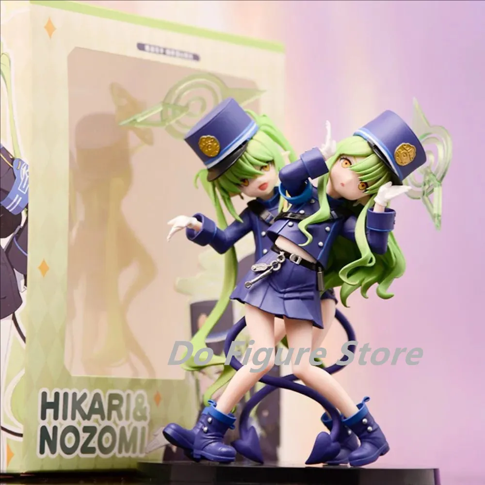 

Синий архив Железнодорожный институт Близнецы Высокая эстетика Оранжевая надежда и оранжевая Красота Фигурка девушки Коллекционное аниме Окружение