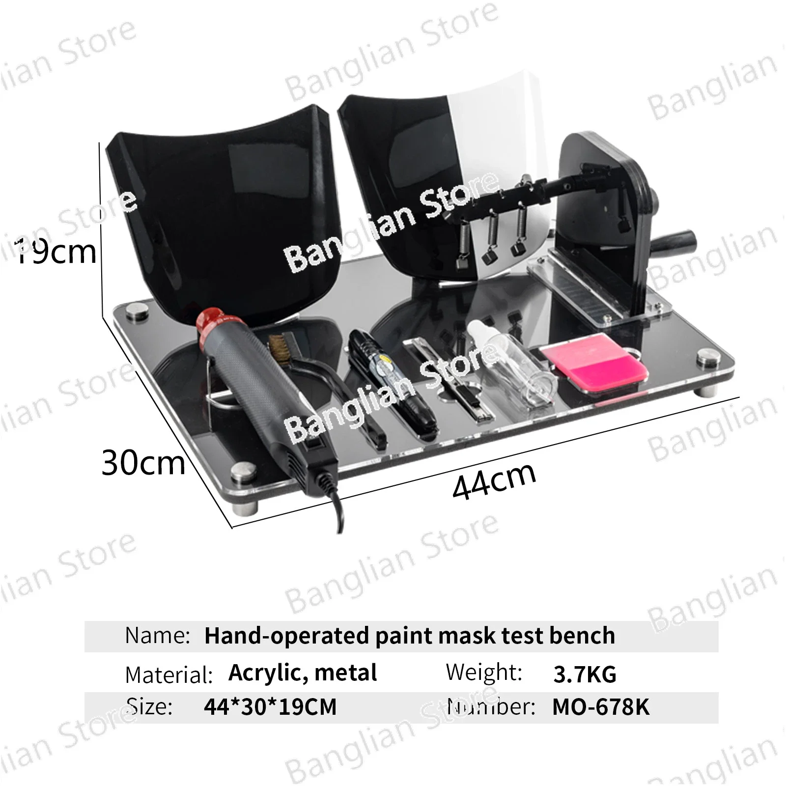 3 in 1 Tester Ppf Car Film Impact Testing Scratch and Paint Repair Stain Resistance Machine