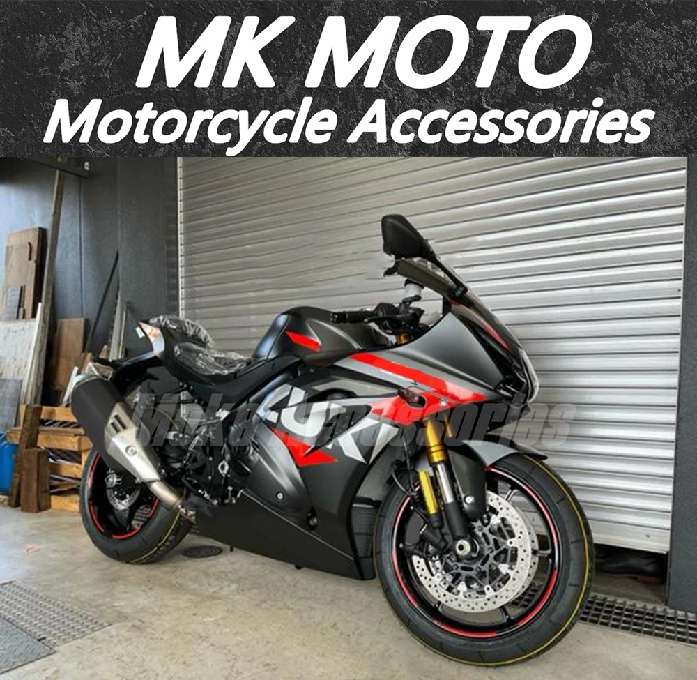Moke moto Motorcycle Bodywork Set For Gsxr1000 2017 2018 2019 2020 2021 2022 2023 2024 Fairings Kit Fit ABS New Matte Black Red