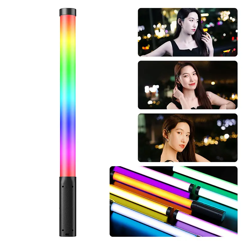 

Ulanzi Upgraded VL119 10W RGB Light Wand 3300 mAh Handheld Stick Light for Protrait Photography Live Streaming with 1/4" Mount