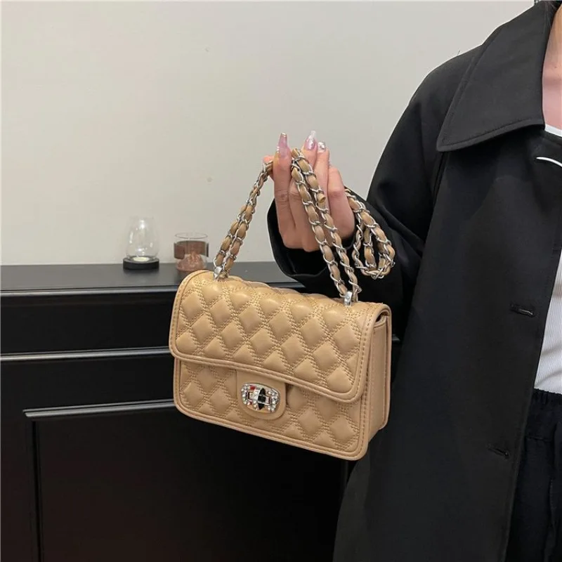 

Fashionable Simple Shoulder Bag Leather Design Casual Elegance Also A Perfect Large Capacity Diaper Bag