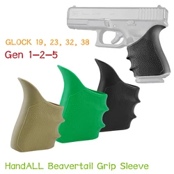 Tactical GLOCK 19, 23, 32, 38 (Gen 1-2-5) rubberen handgreephuls voor 9MM, 357 SIG, 40 S&W, 45 GAP jachtaccessoires Mag