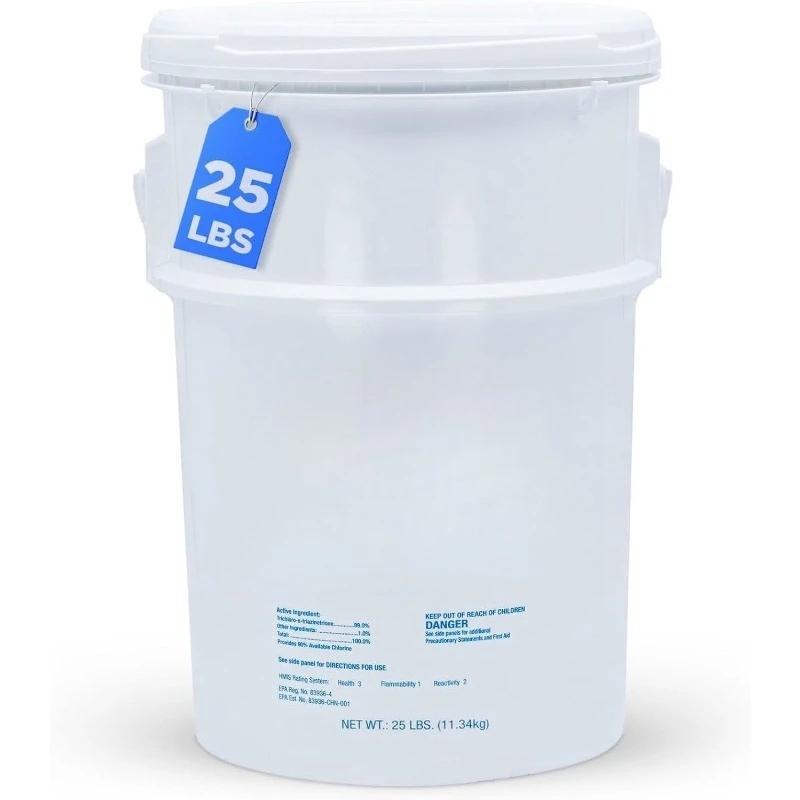 

C3… 25 lbs. 3" Stabilized Chlorine Tabs for Swimming Pools Easy to Use for Above Ground or Inground Pool | Slow Dissolving