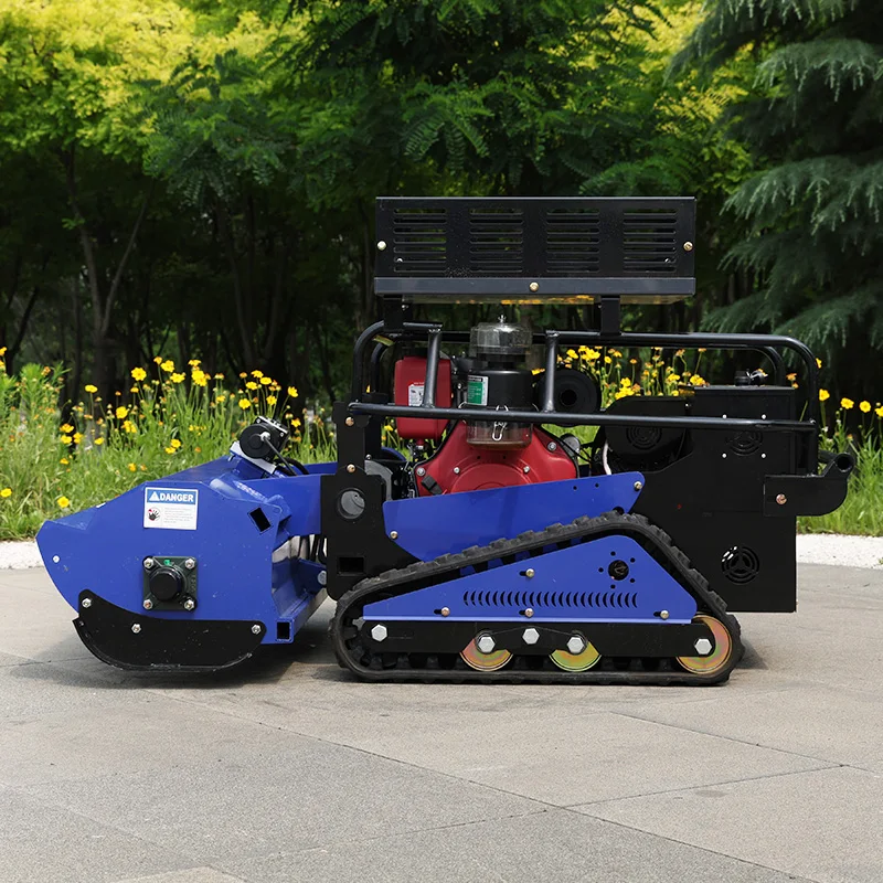 Customized With Storage Rack Lawn Mower, 800SPRO Remote Operated For Mountain Orchard Mowing