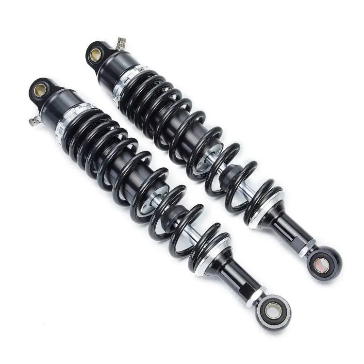 

340Mm motorcycle shock absorber rear shock absorber hydraulic oil modified car upper and lower round head double reduction