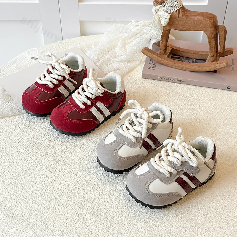 

Boys Girls Sneakers Anti Slip Children Casual Sports Shoes 2025 Autumn Sneakers Fashion Running Shoes Kids Outdoor Walking Shoes