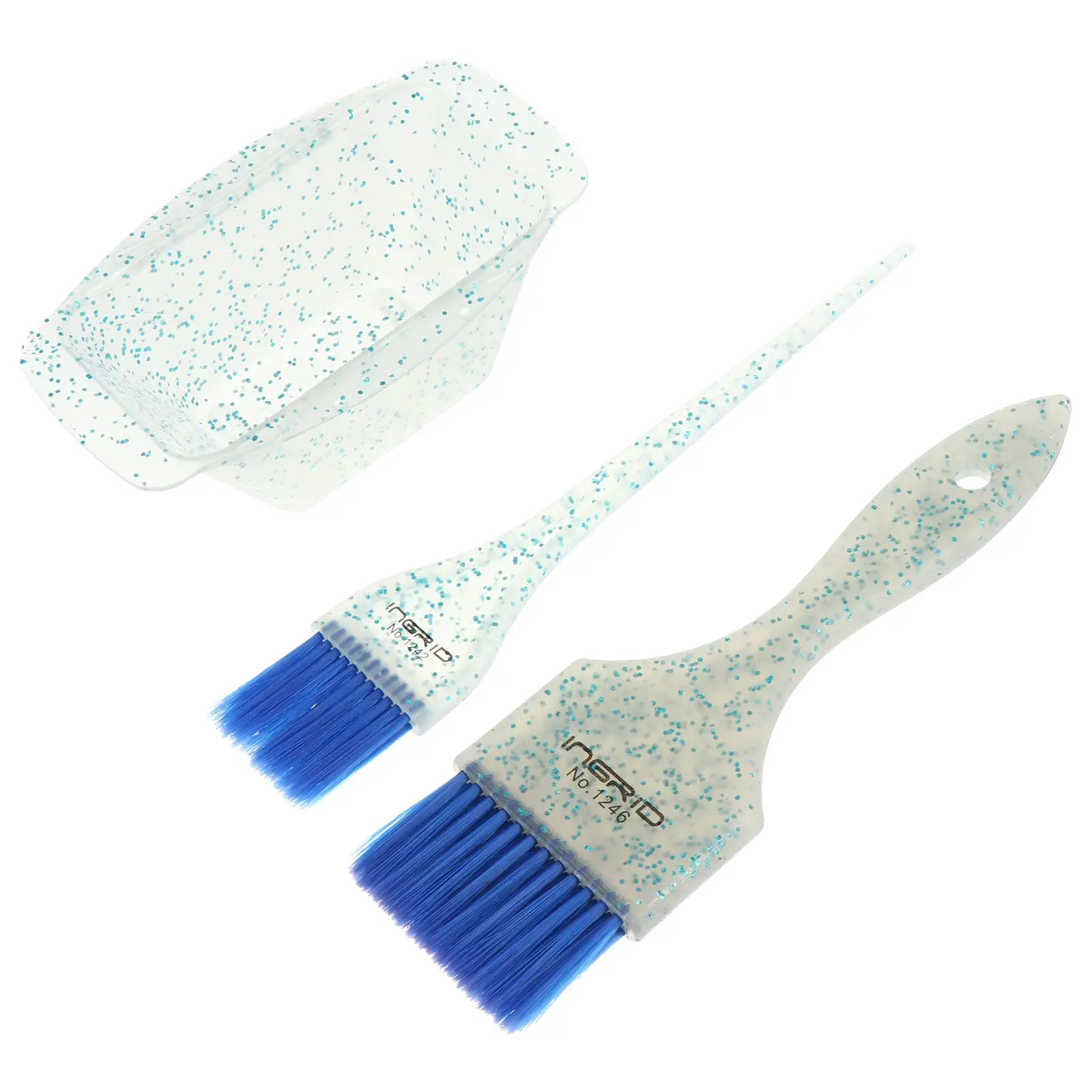 

Dye Set Color Tool Bowls Salon Cute Blue Colouring Hair Coloring Brush Dyeing Tool Hair Salon Supplies Professional