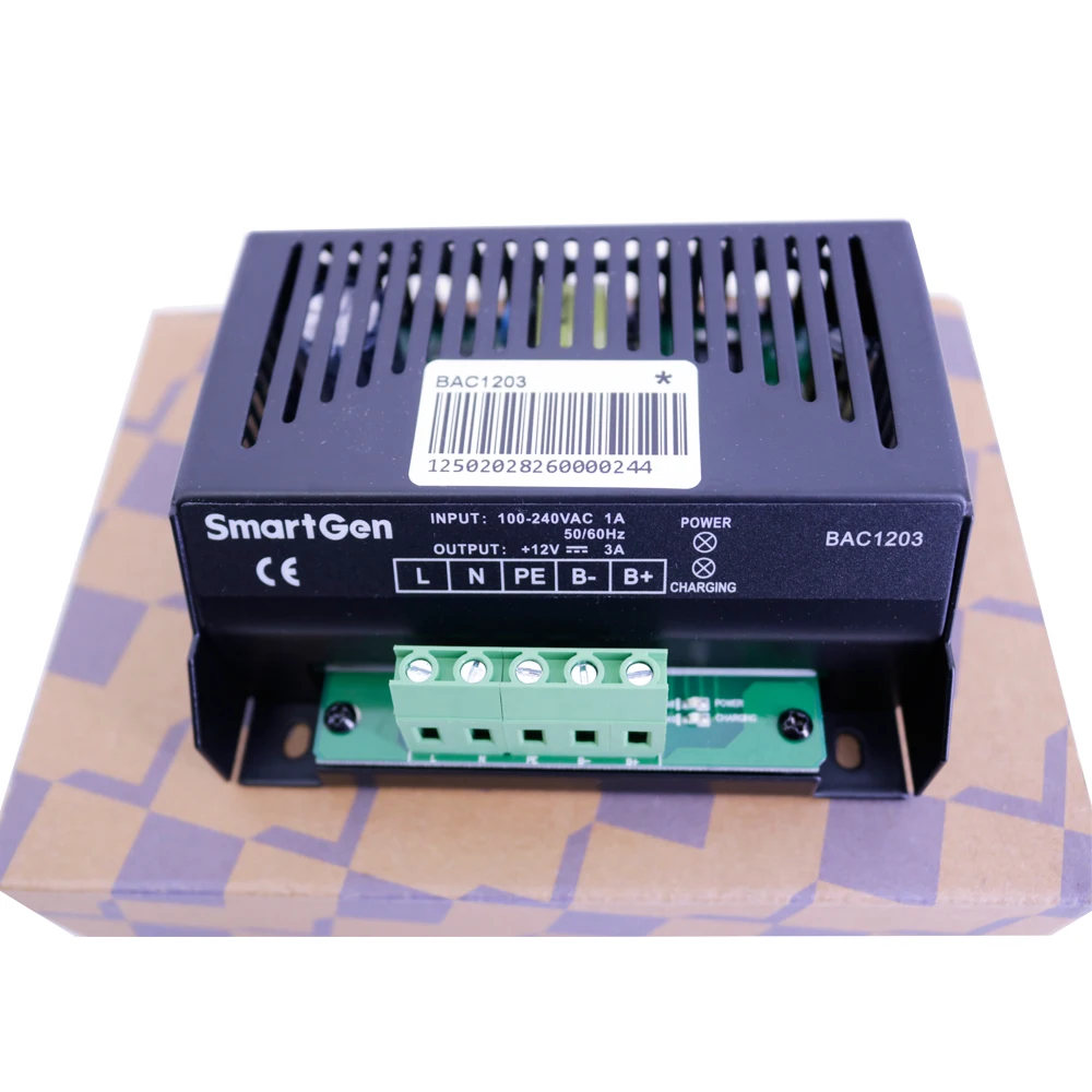 SmartGen BAC1203 Auto Battery Charger Generator Controller Battery Voltage 12V