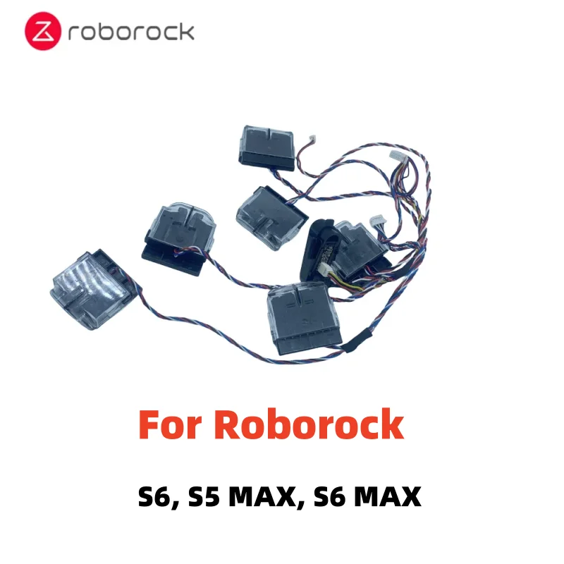 Для оригинального датчика обрыва для Roborock S5 MAX, S6 MAX, запасные части для робота-пылесоса слева и справа Для оригинального датчика обрыва для Roborock S5 MAX, S6 MAX, запасные части для робота-пылесоса слева и справа