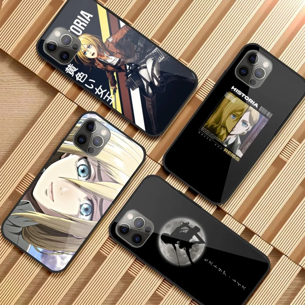 AOT Historia Reiss Mobile Phone Case for iPhone 15 14 13 12 11 XS X 8 7 6 Plus Mini Pro Max SE 2022 PC Glass Phone Cover Funda