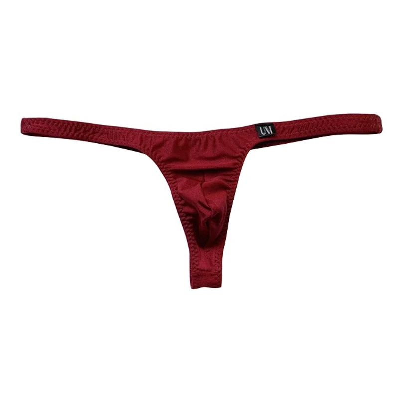 Slip da uomo Custodia per pene Intimo Moda uomo Intimo in nylon Uomo T-back G-string Perizoma elastico Intimo uomo erotico