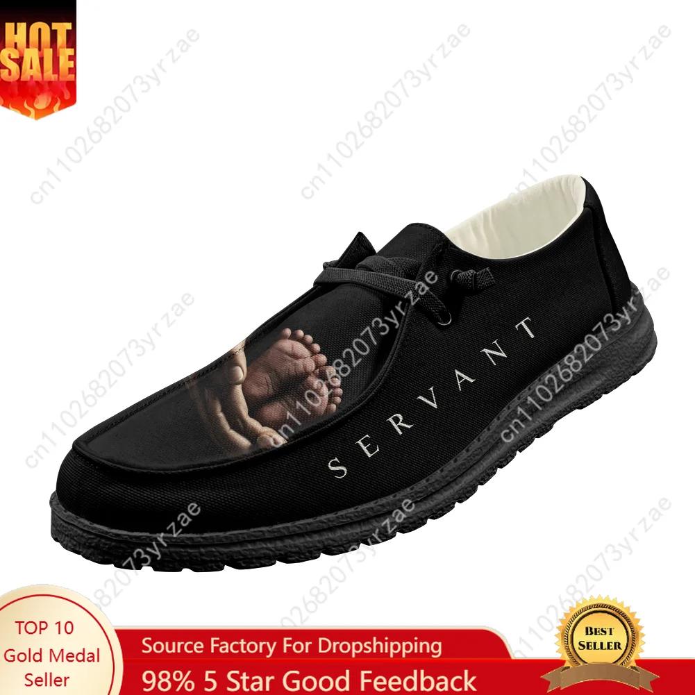 

Servant Casual Shoes Mens Womens Flat Footwear Indoor Outdoor Lightweight Shoes Fashion Popular Patterns Customized Shoes