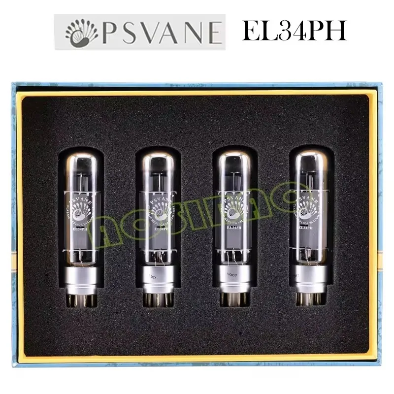 PSVANE EL34 EL34PH Обновление лампы вакуумной лампы EL34C EL34B 6P3P 6CA7 6V6 HIFI Аудиоклапан Комплект усилителя электронной лампы DIY Matched Quad
