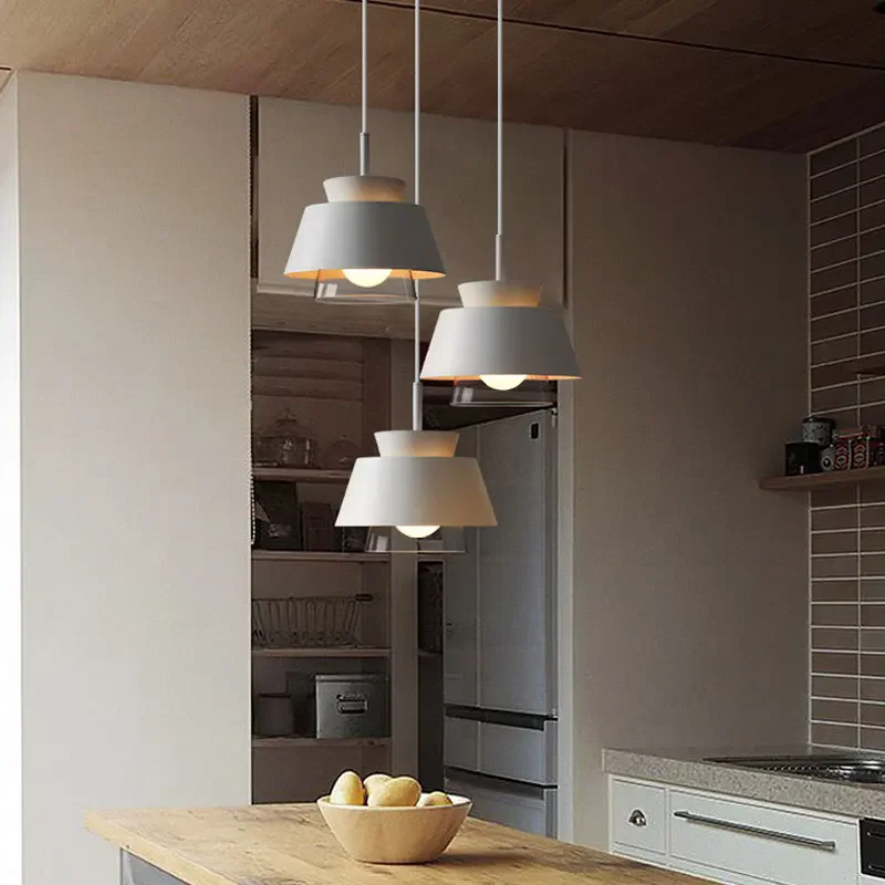 Nordic Macaroon Modern Dinning Room Pendant Lights Chandeliers Kitchen Hanging Ceiling Lamp LED Lighting Fixture Luminaria Decor image 4