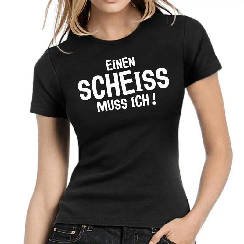 

Футболка A Scheiss Muss I Crap Fun Sayings Comedy Fun Lady Ladies Girlie