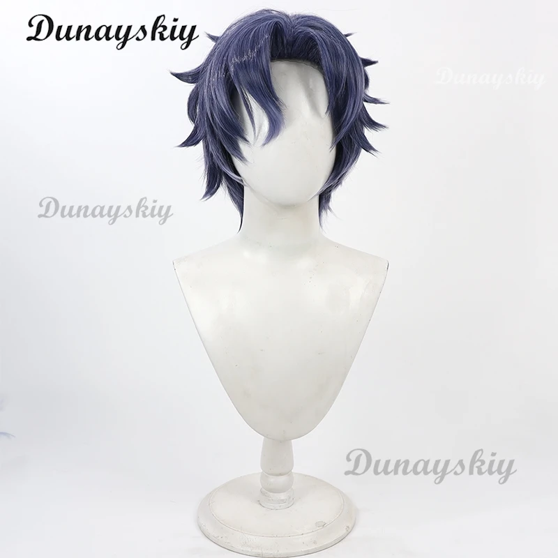 Peluca de Cosplay Figaro, promesa del mago, pelo sintético corto resistente al calor, pelucas Con para fiesta de Halloween personalizadas