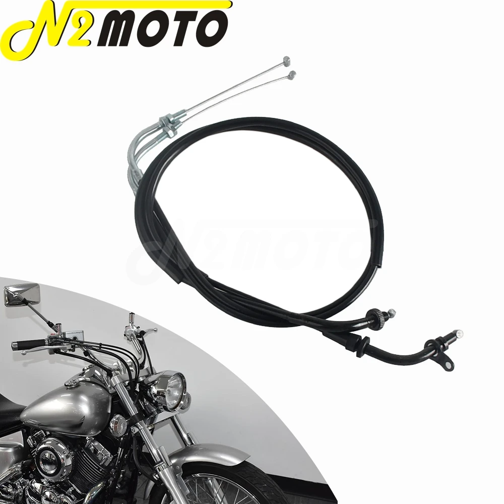 

Motorcycle Throttle Control Cable Control Line For Yamaha V-Star XVS400 XVS650 Dragstar DS400 DS650 XVS DS 400 650 1998-2016 15