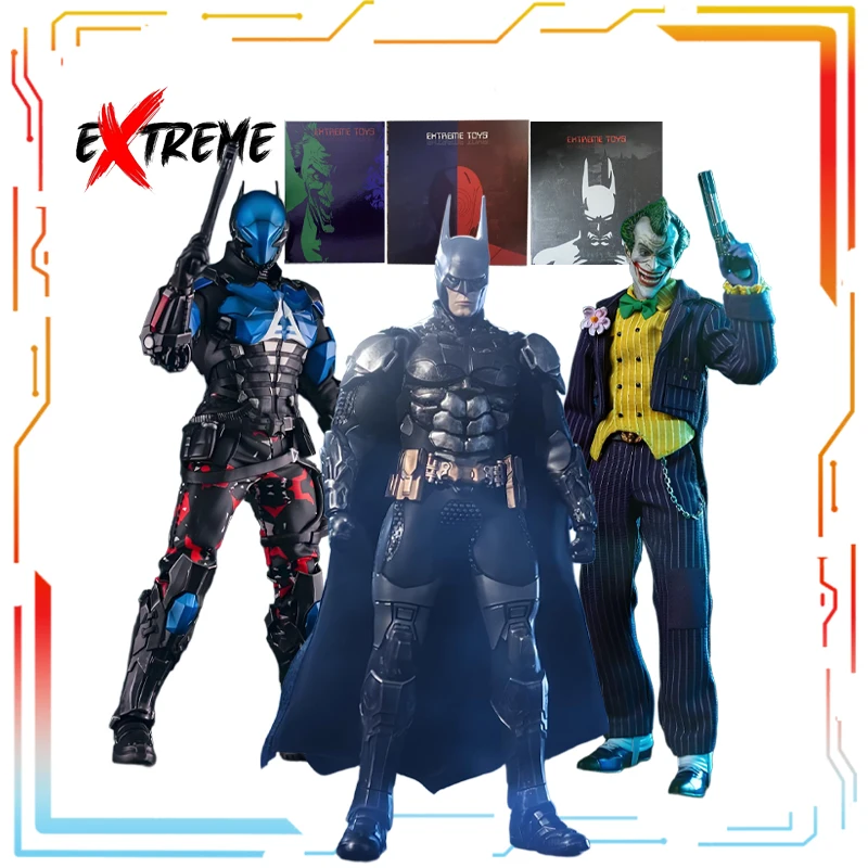 EXTREME TOYS Original 1/12 Finished Movable Doll Dark Night Floating Shadow Batman Anime Action Figure Model Toys Gifts for Boys