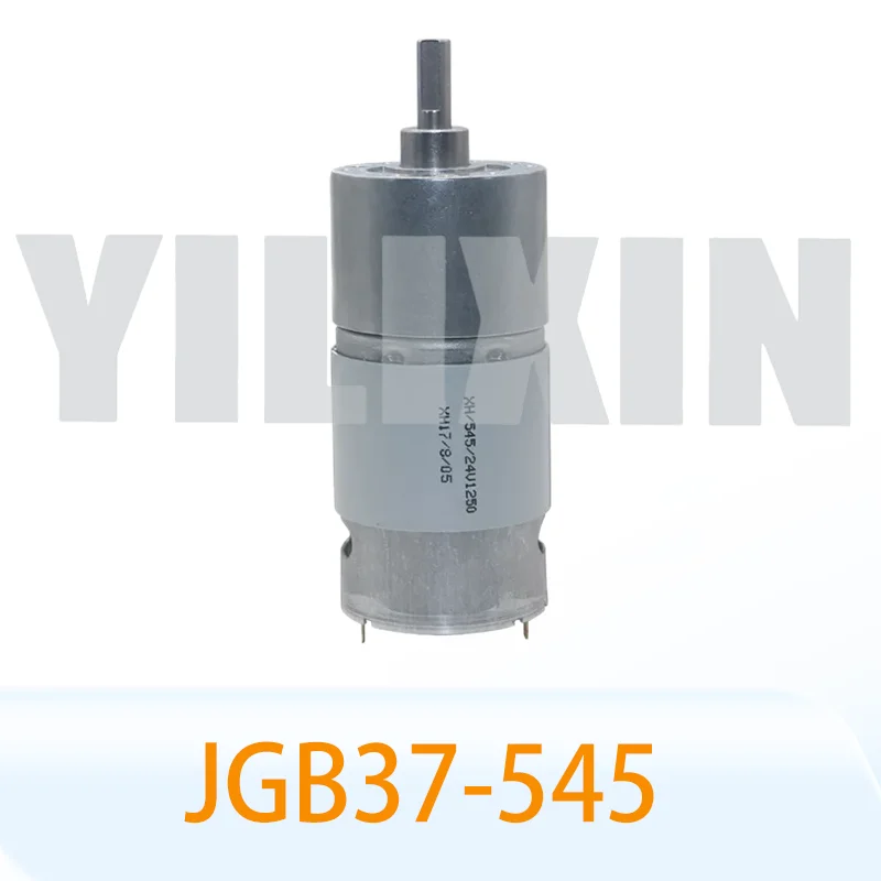 Without Bracket JGB37-545 DC 24V 8/12/23/37/47/70/110/200/330/625/1000RPM High Torque All Metal Gear Box Electric Motor view 3