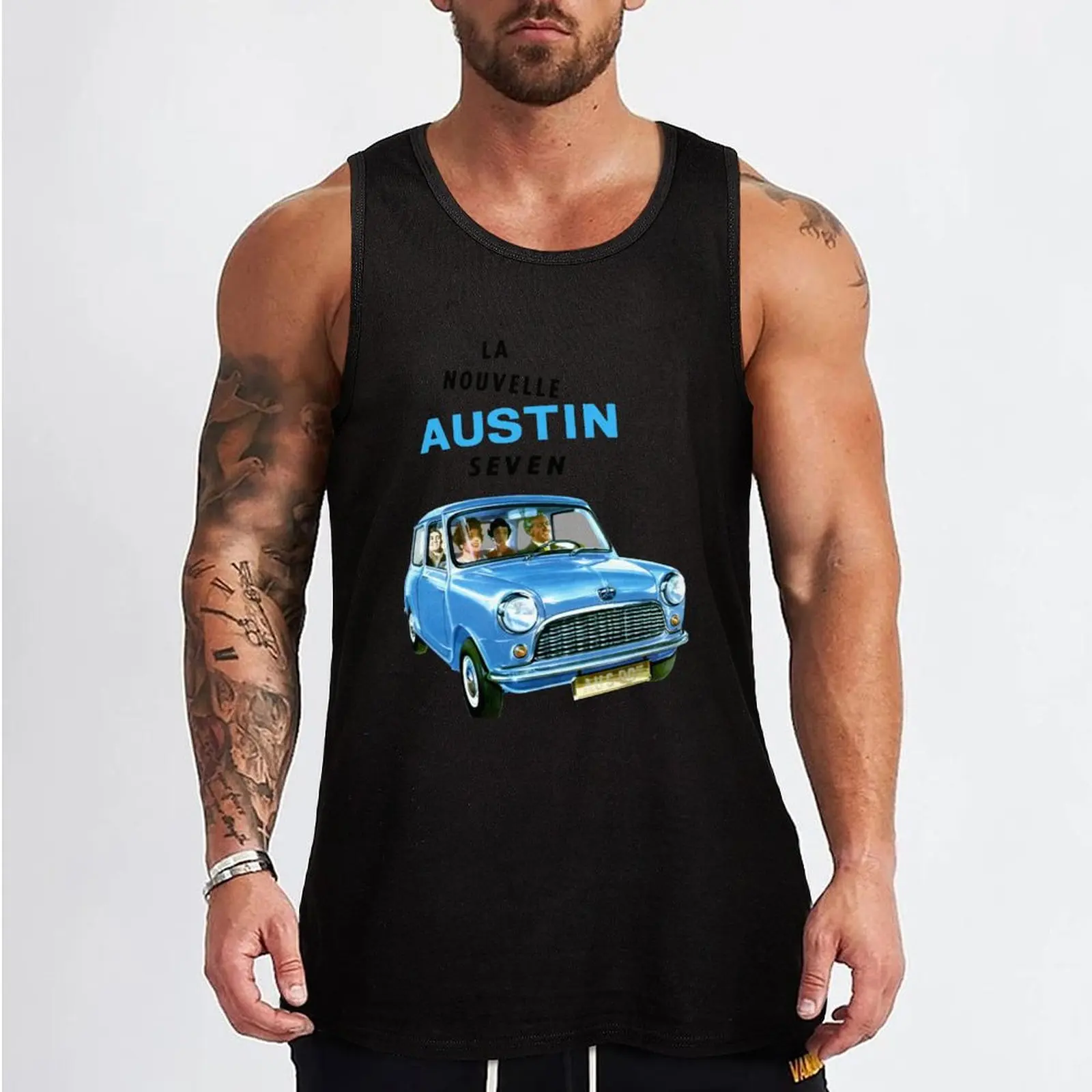 AUSTIN SEVEN Tank Top Vest male Man clothes for gym Working vest