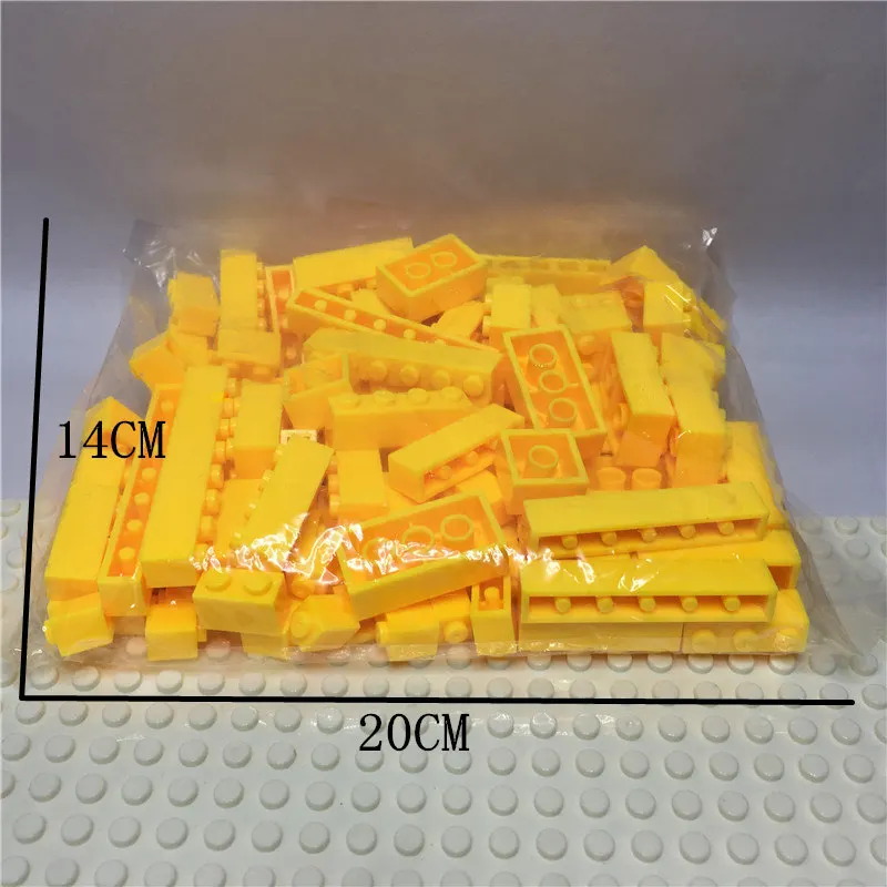 300 or 500pcs/lot Bulk Building Blocks Single Color 15 Colors Optional Children\'s Toys Compatible with Lego Toys for Children
