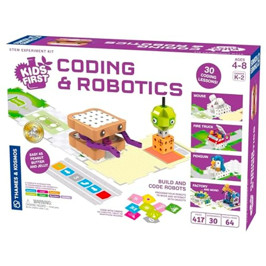 

First Coding Robotics No App Needed Grades K-2 Intro To Sequences, Loops, Functions, Conditions, Events, Algorithms, Variables