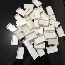 24 pz 7.2ML acquerello padelle vuote di plastica bianca artista vernice padelle per fai da te acquerello olio pittura acrilica arte disegno forniture
