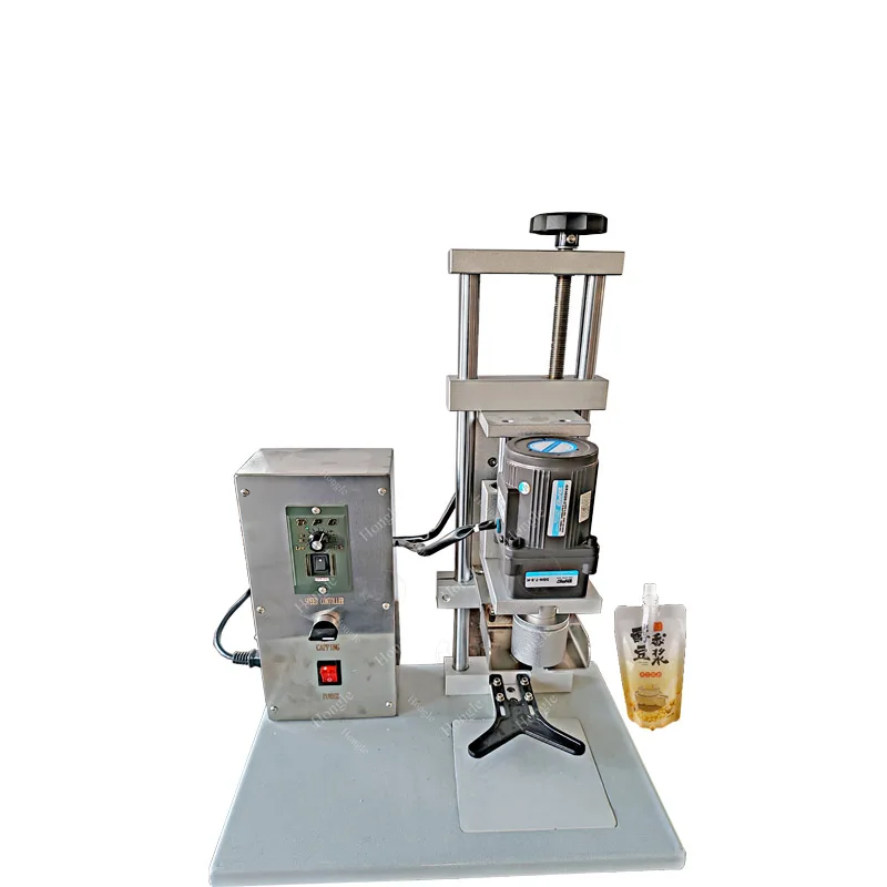 Tas meja cerat Laylon elektrik, mesin pengisi Capping