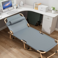 Outdoor Lightweight And Comfortable Folding Bed, 4-position Headrest Adjustment, Easy To Carry, 7.87inch Height Above The Groun