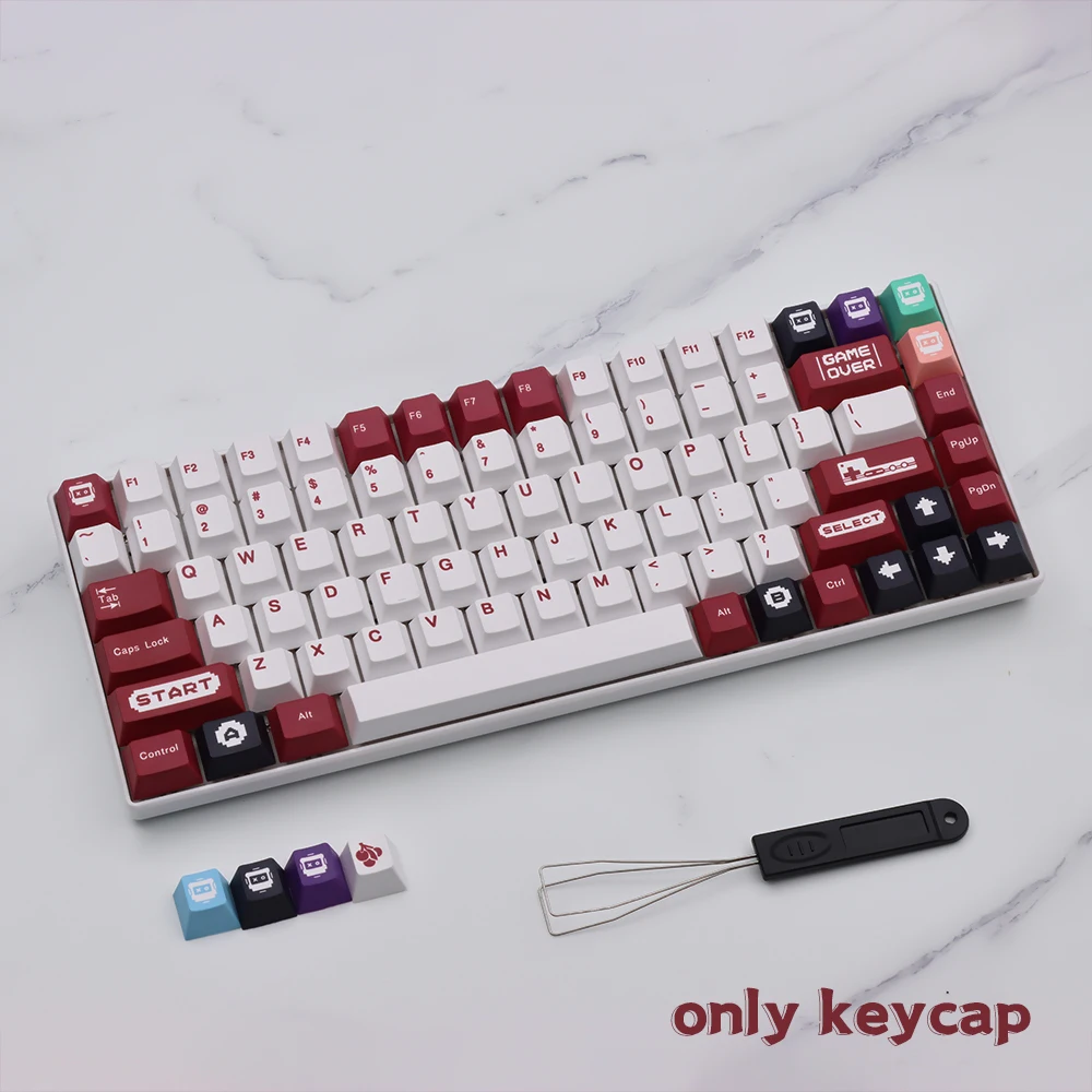 JTK Classic FC classic red and white machine keycap PBT cherry