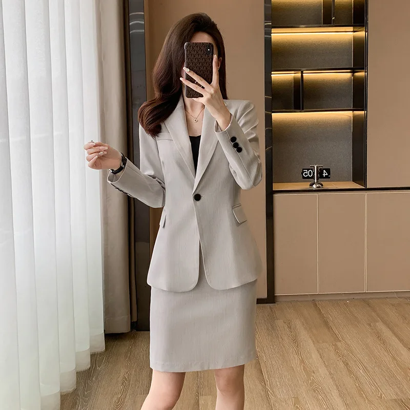 Interview Formal Wear Women's Suit College Student National Examination Civil Servant Work Clothes Occupation2024Spring and Autu