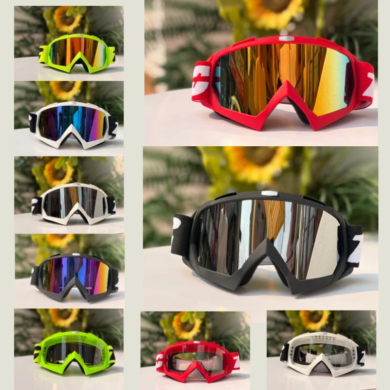 AliExpress NONE Cycling Skiing Outdoor Off-Road Bike Goggle 100 Motorcycle Goggles Dustproof Racing Glasses Windproof for Men & Women Motocross