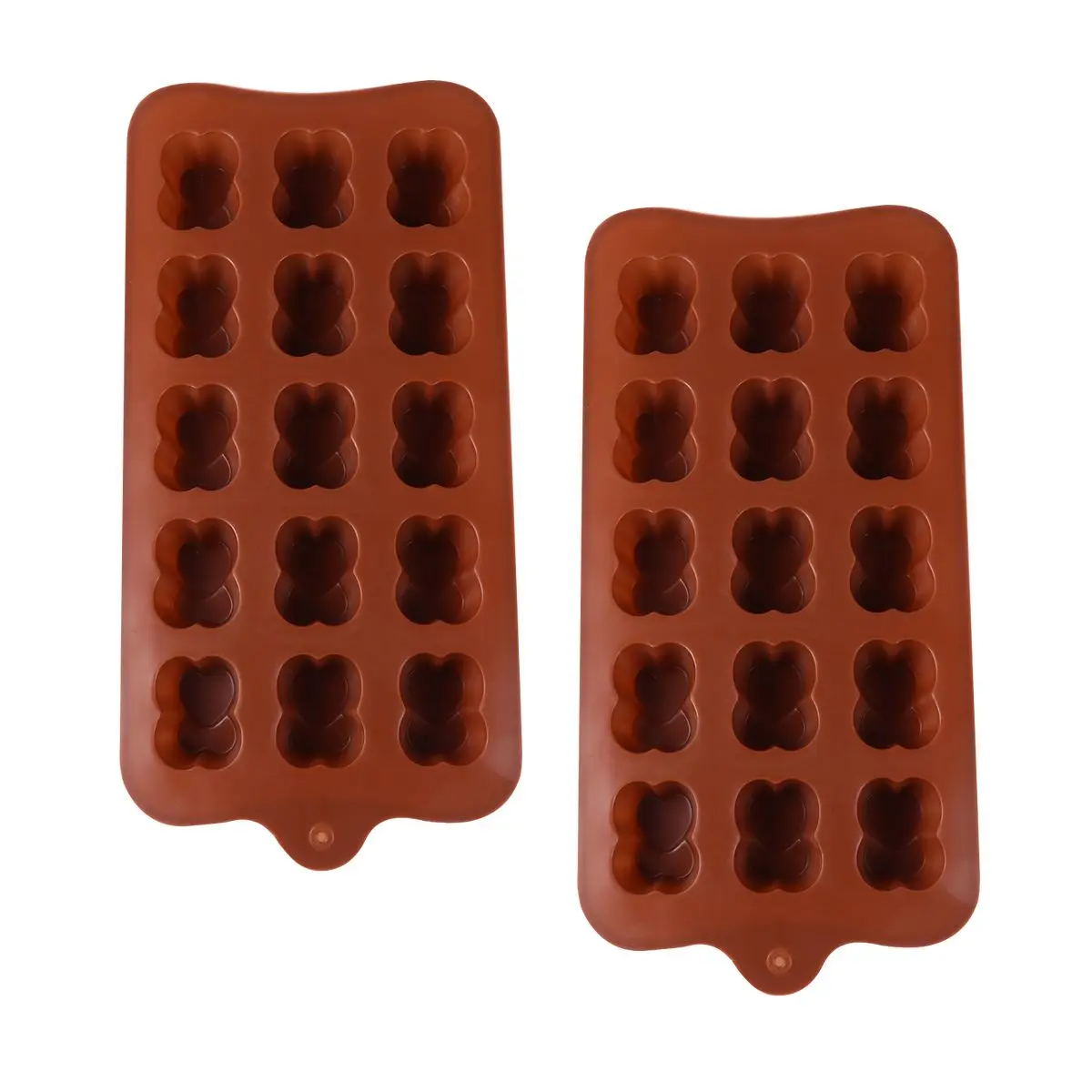 

2PCS Chocolate Molds Silicone Baking Tools for Cakes Candy Making Sweets Shapes Number Creative Gadgets Durability