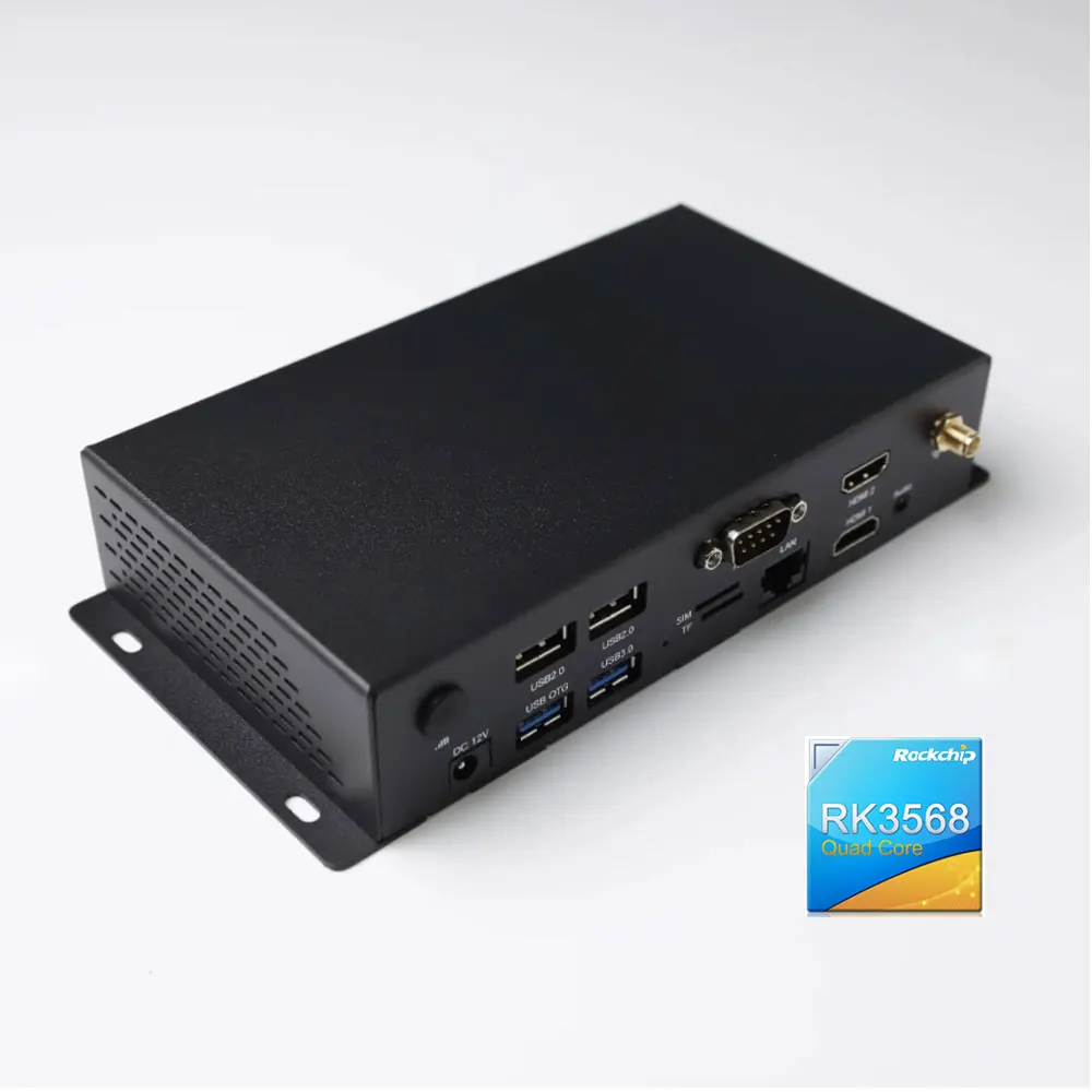 Android RK3568 Google certifié Android 11 système affichage numérique lecteur multimédia boîte 2G/32G prise en charge de la résolution 4K 2K