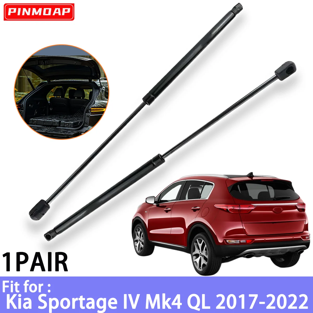 

Trunk Gas Struts Spring Bar For Kia Sportage IV Mk4 QL 2017-2022 OE 001476 235446 332945 Rear Shock Strut Bar Pressure Rod