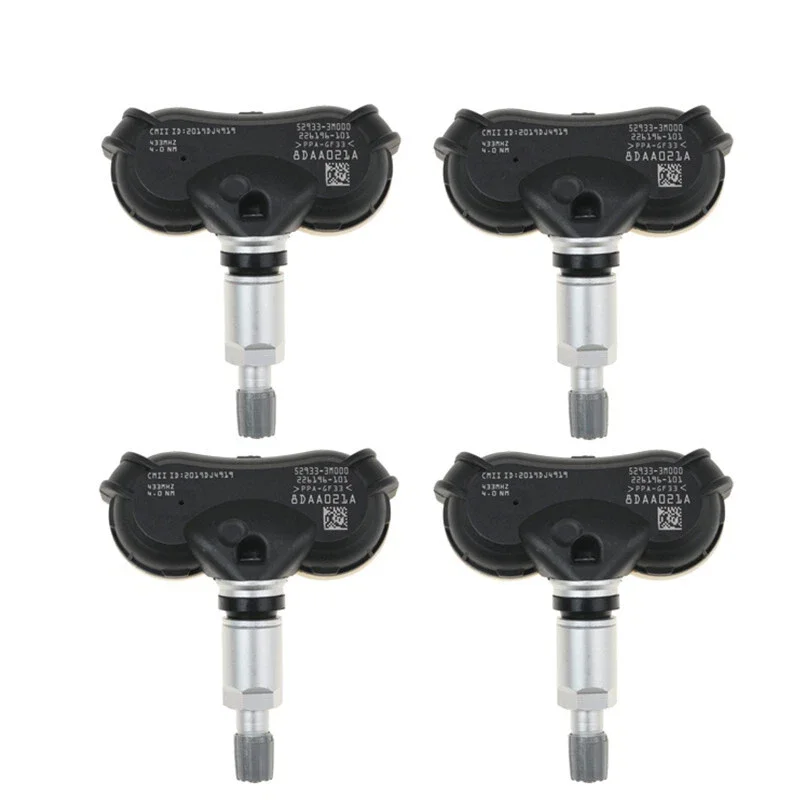 

4 шт. TPMS для Hyundai Genesis Hyundai Ix35 Kia Sportage 434 МГц датчик TPMS датчик давления в шинах 52933-3M000 529333M000